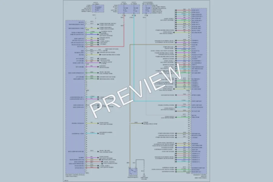 2010 Infiniti EX35 Body Control Modules wiring diagram preview