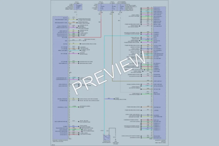 2010 Infiniti FX35 Body Control Modules wiring diagram preview