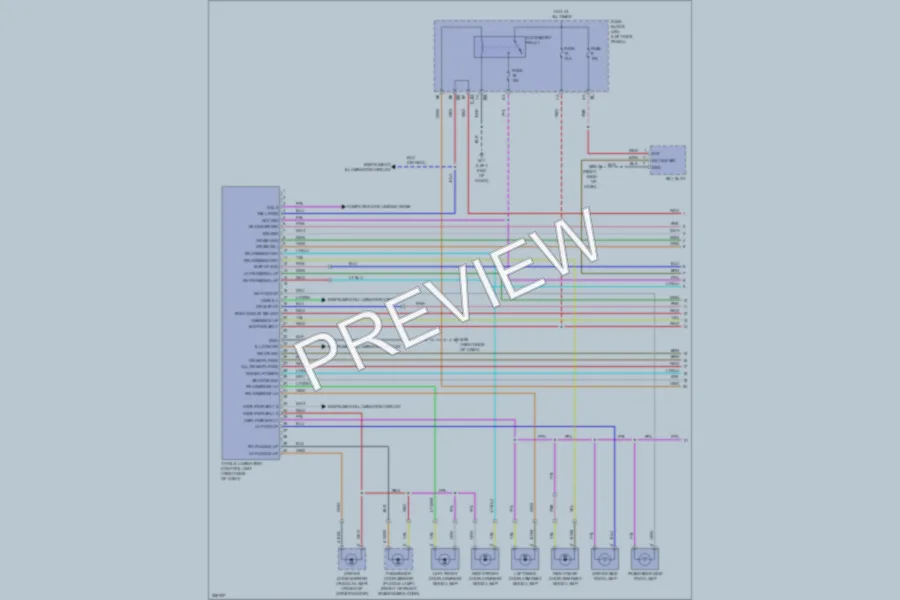 2010 Infiniti FX35 Interior Lights wiring diagram preview