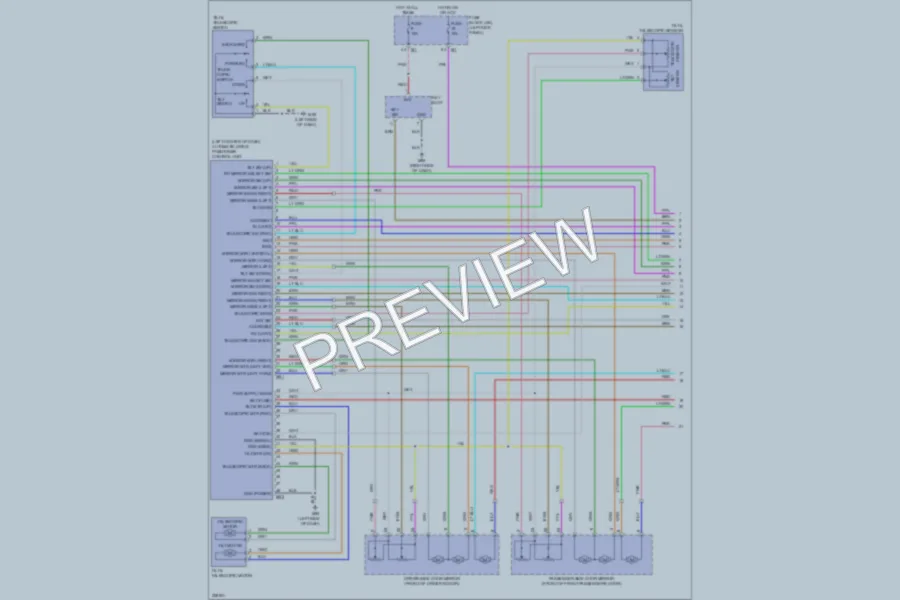 2010 Infiniti FX35 Memory Systems wiring diagram preview
