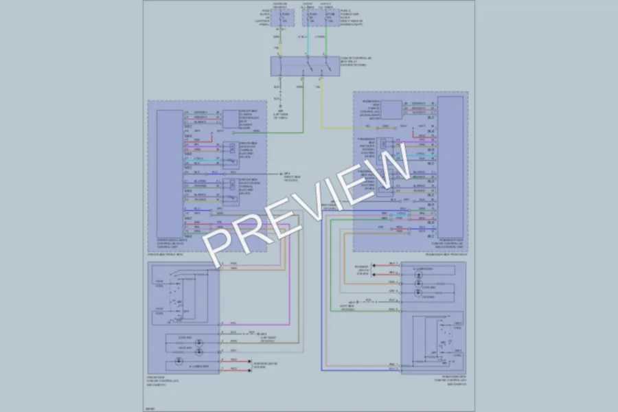 2010 Infiniti FX35 Power Seats wiring diagram preview