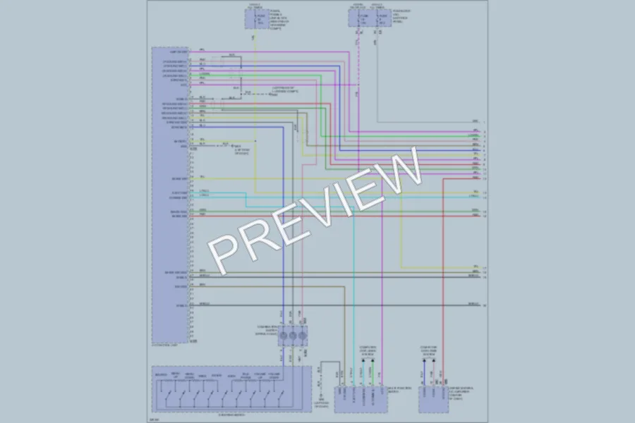 2010 Infiniti FX35 Radio wiring diagram preview