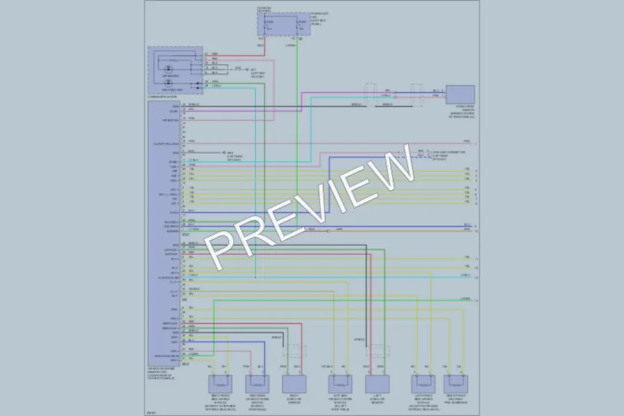 2010 Infiniti FX35 Supplemental Restraints wiring diagram preview
