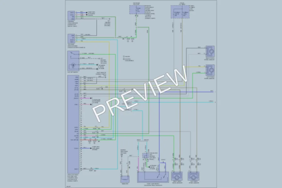 2010 Infiniti G37 Anti Lock Brakes wiring diagram preview