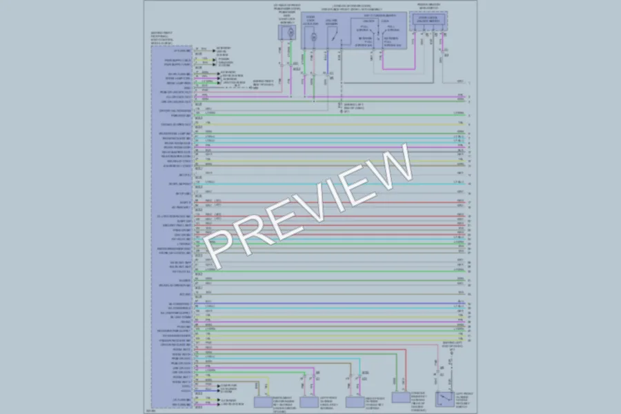 2010 Infiniti G37 Power Door Locks wiring diagram preview