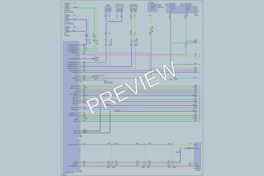 2010 Infiniti G37 Radio wiring diagram preview