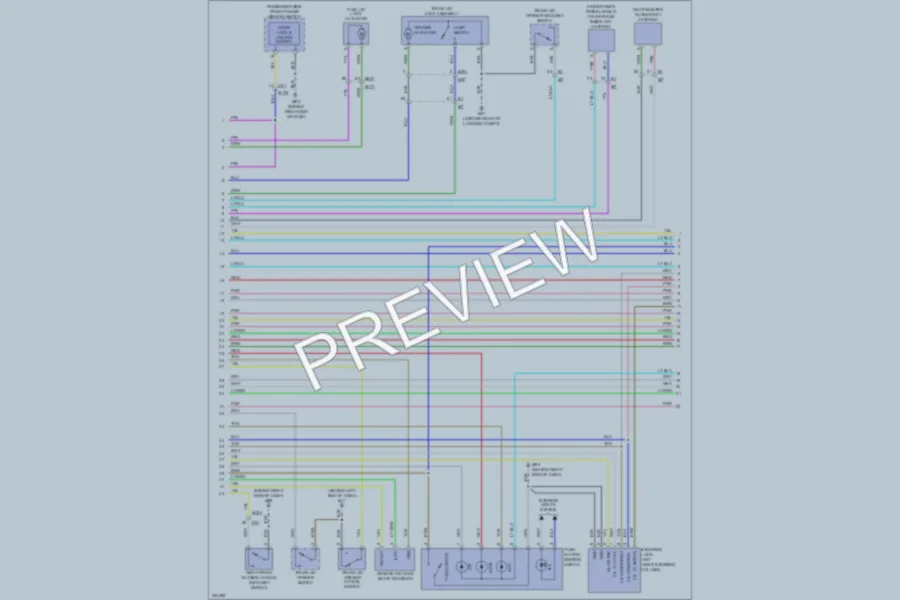 2010 Infiniti G37x Anti Theft wiring diagram preview