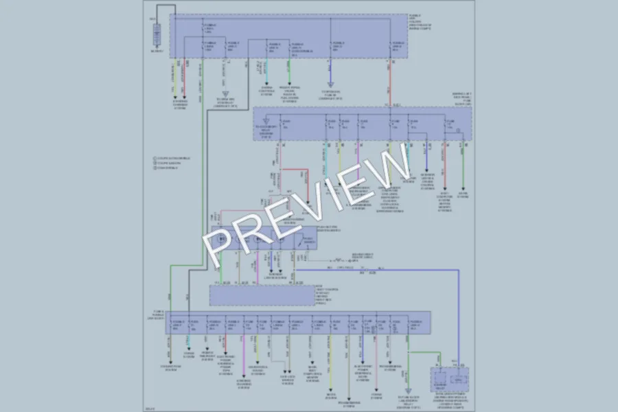 2010 Infiniti G37x Power Distribution wiring diagram preview