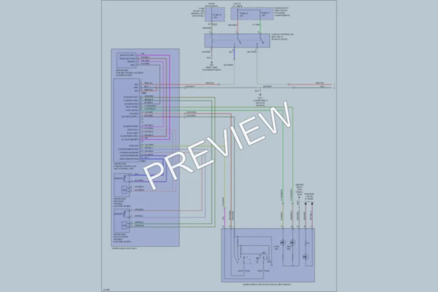 2010 Infiniti M35x Power Seats wiring diagram preview