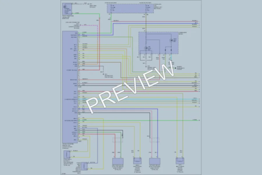 2010 Infiniti M35x Supplemental Restraints wiring diagram preview