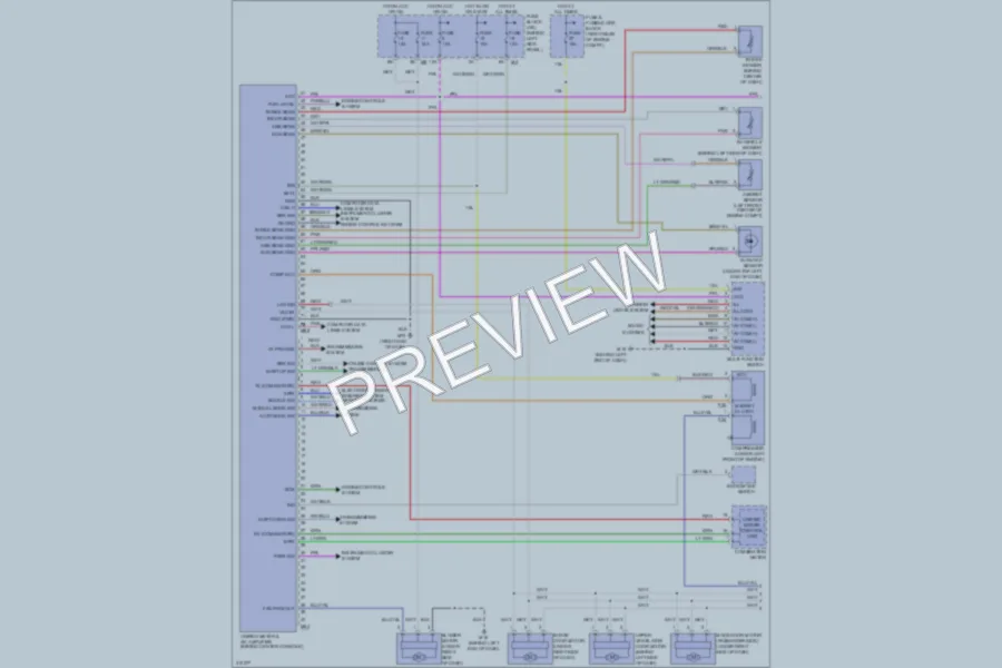 2010 Infiniti M45 Air Conditioning wiring diagram preview