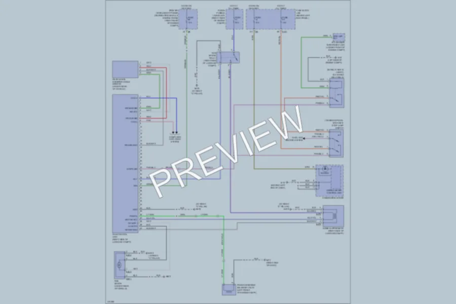 2010 Infiniti M45x Electronic Power Steering wiring diagram preview