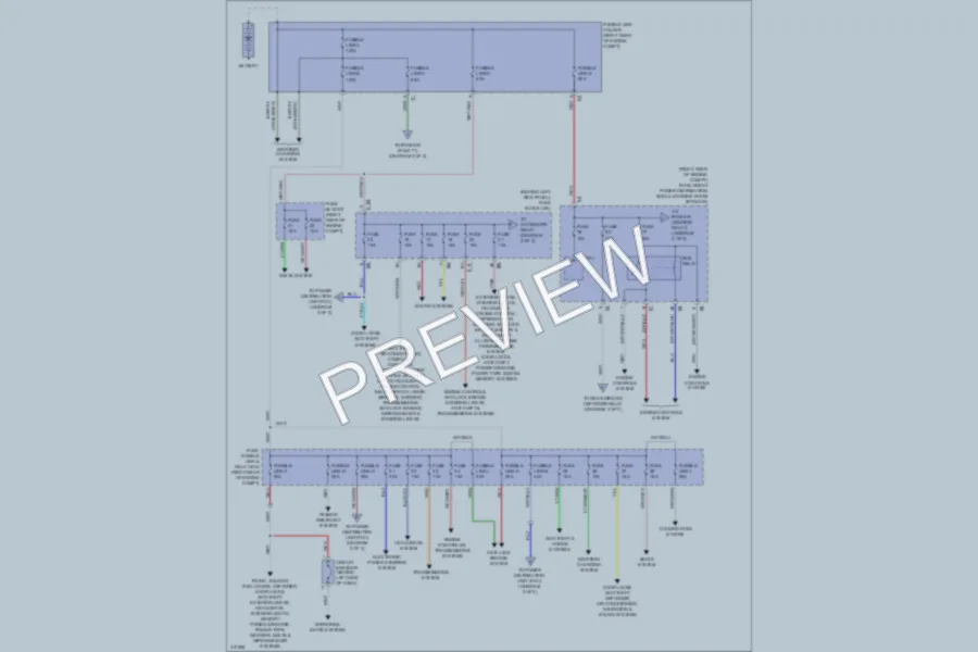 2010 Infiniti M45x Power Distribution wiring diagram preview