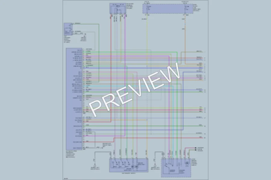 2010 Infiniti QX56 Memory Systems wiring diagram preview