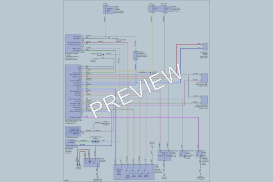 2010 Infiniti QX56 Trunk Tailgate Fuel Door wiring diagram preview