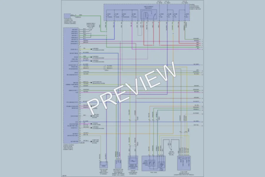 2010 Jaguar XF Engine Performance wiring diagram preview