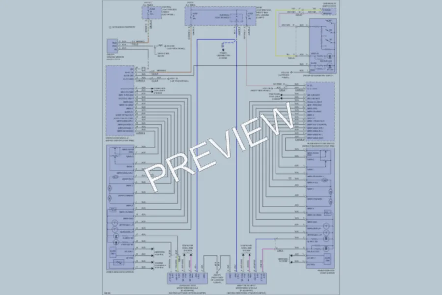 2010 Jaguar XF Memory Systems wiring diagram preview