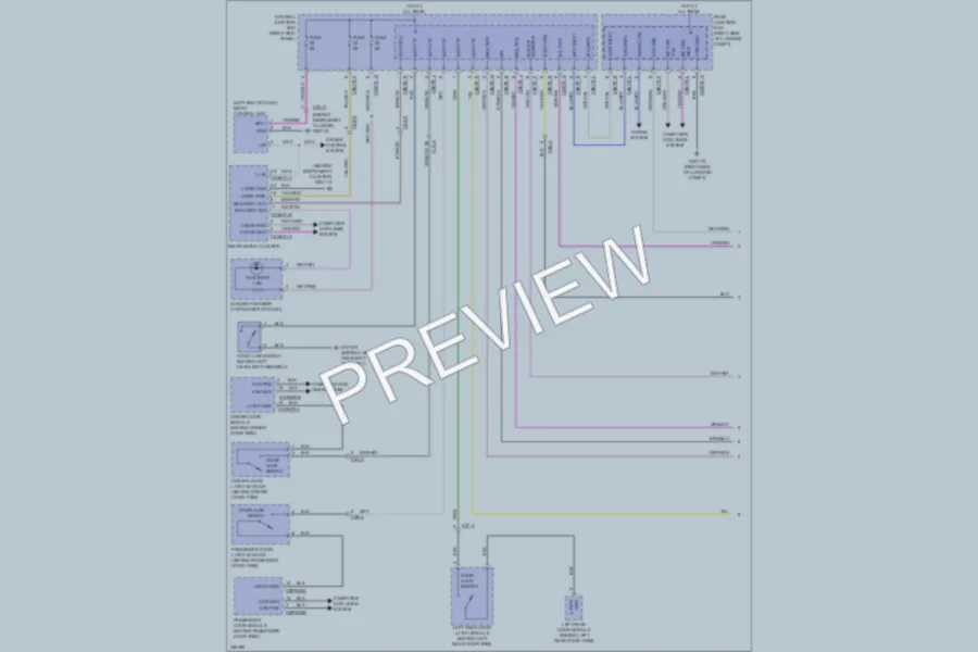 2010 Jaguar XFR Anti Theft wiring diagram preview