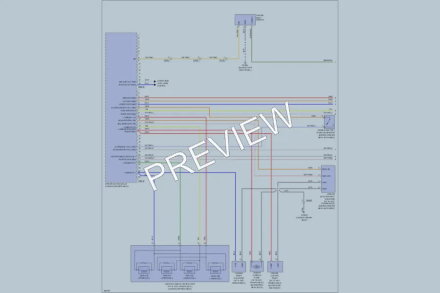 2010 Jaguar XK Memory Systems wiring diagram preview