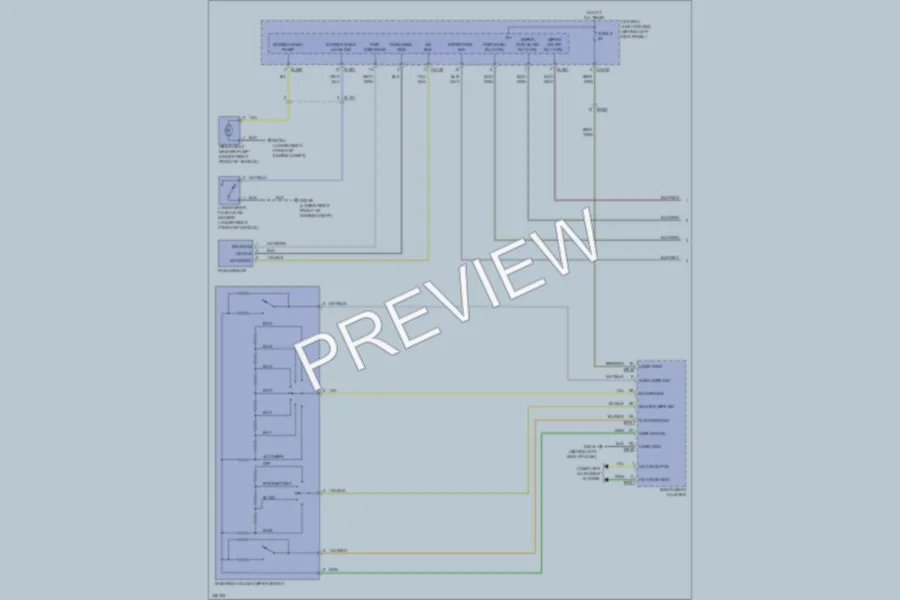 2010 Jaguar XKR Wiper Washer wiring diagram preview