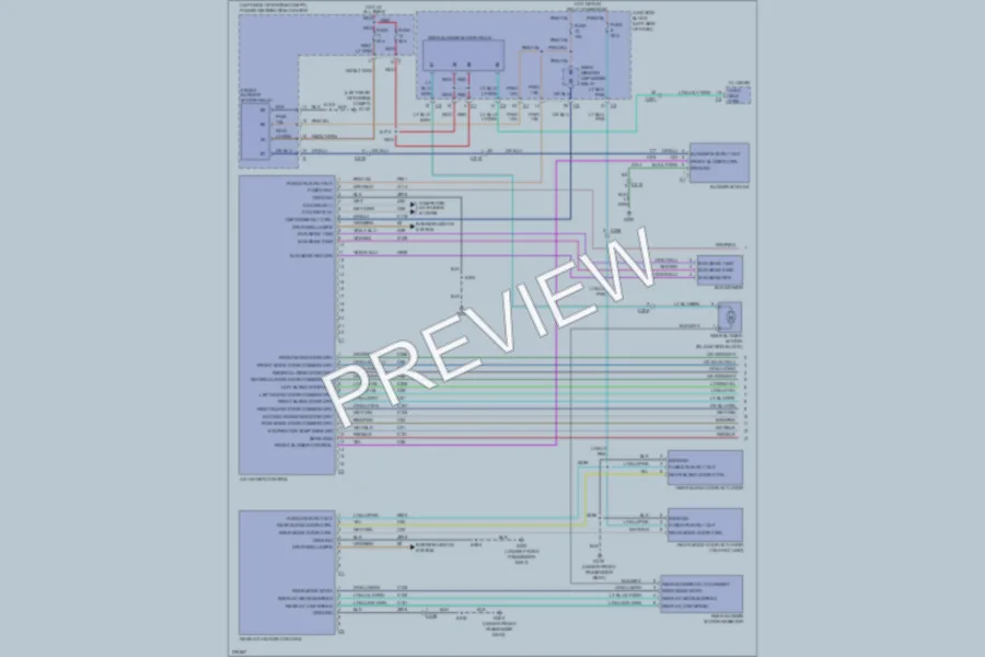 2010 Jeep Commander Air Conditioning wiring diagram preview