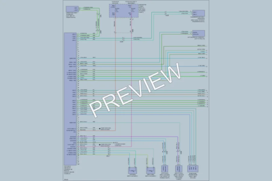 2010 Jeep Commander Supplemental Restraints wiring diagram preview