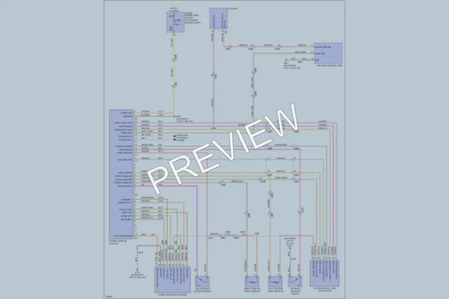 2010 Jeep Commander Trunk Tailgate Fuel Door wiring diagram preview