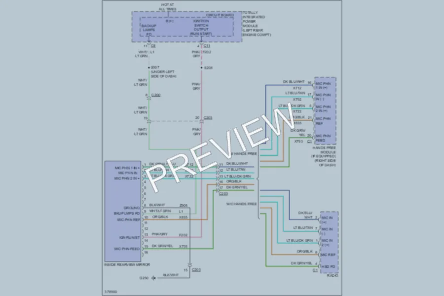 2010 Jeep Compass Power Mirrors wiring diagram preview