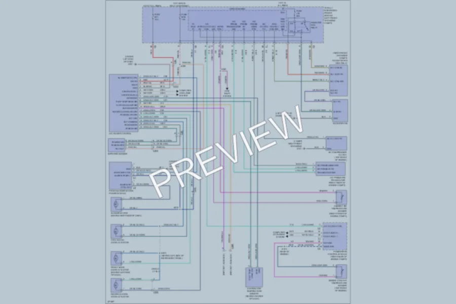 2010 Jeep Liberty Air Conditioning wiring diagram preview