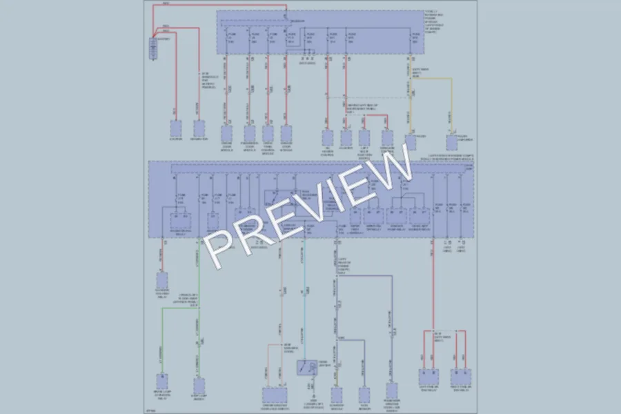 2010 Jeep Liberty Power Distribution wiring diagram preview