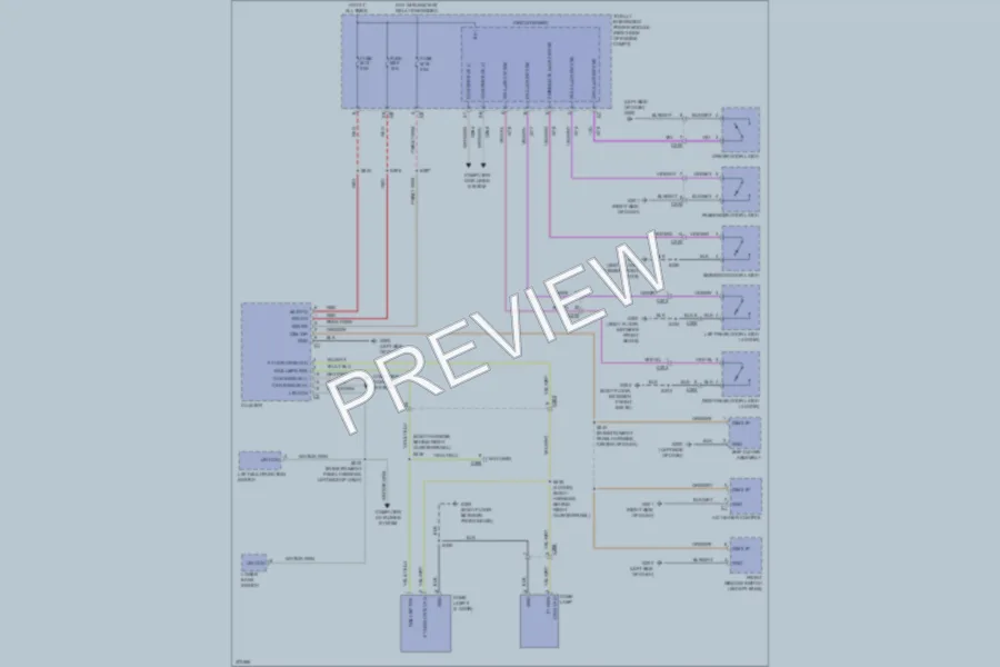 2010 Jeep Wrangler Interior Lights wiring diagram preview