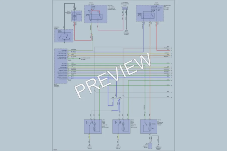 2010 Kia ForteKoup Power Door Locks wiring diagram preview