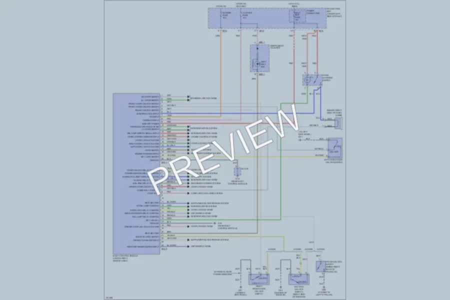 2010 Kia Rio Body Control Modules wiring diagram preview