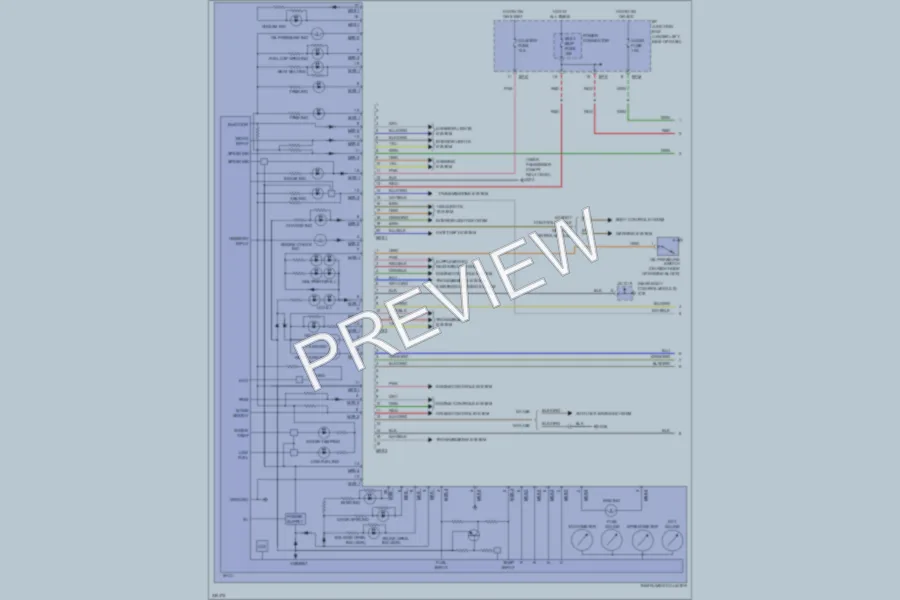 2010 Kia Rio Instrument Cluster wiring diagram preview