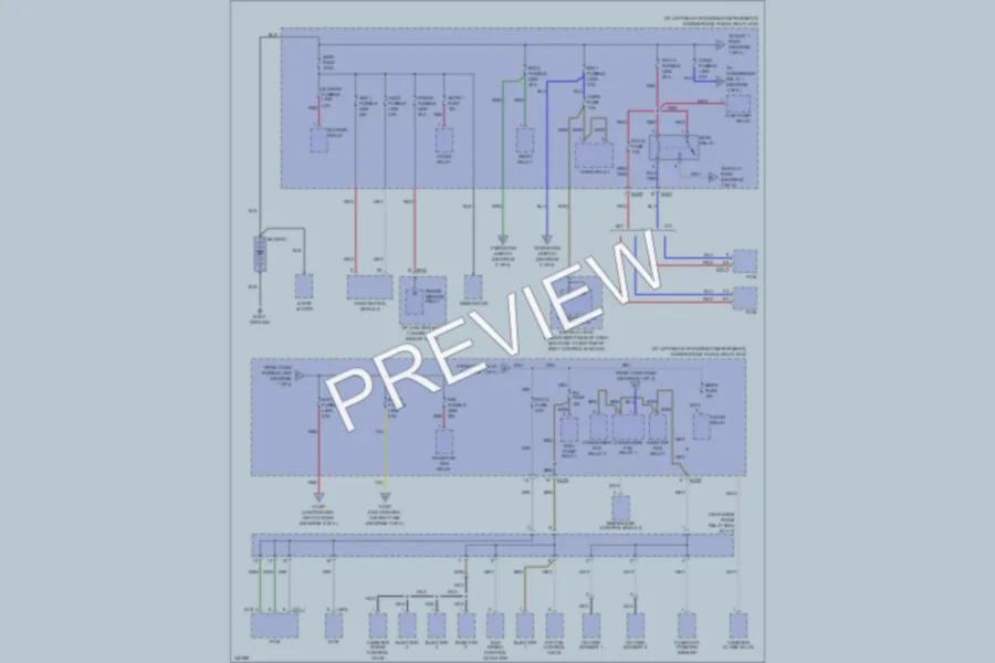 2010 Kia Rio Power Distribution wiring diagram preview