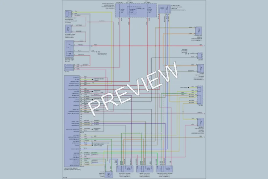 2010 Kia Rondo Air Conditioning wiring diagram preview