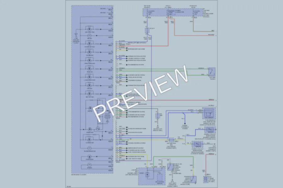 2010 Kia Rondo Instrument Cluster wiring diagram preview