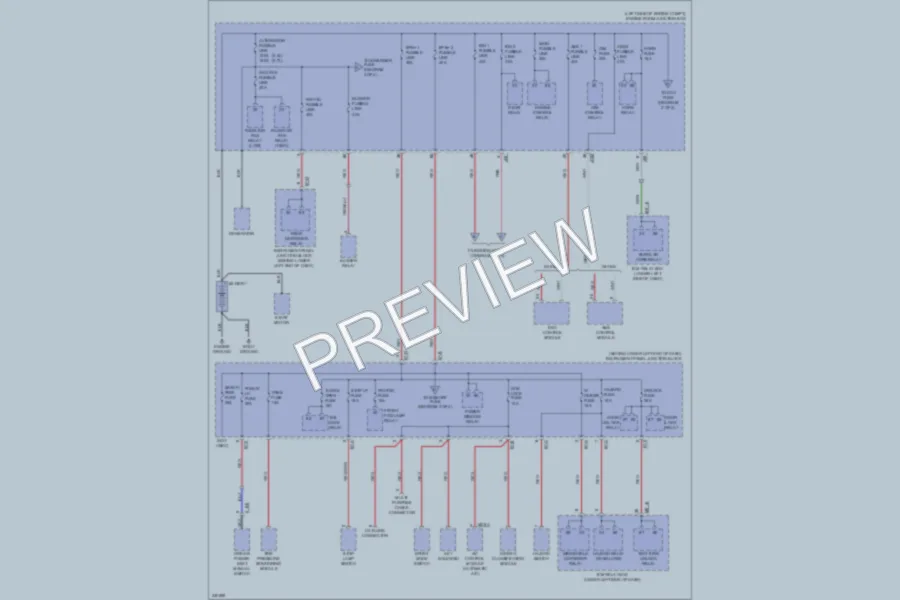 2010 Kia Rondo Power Distribution wiring diagram preview