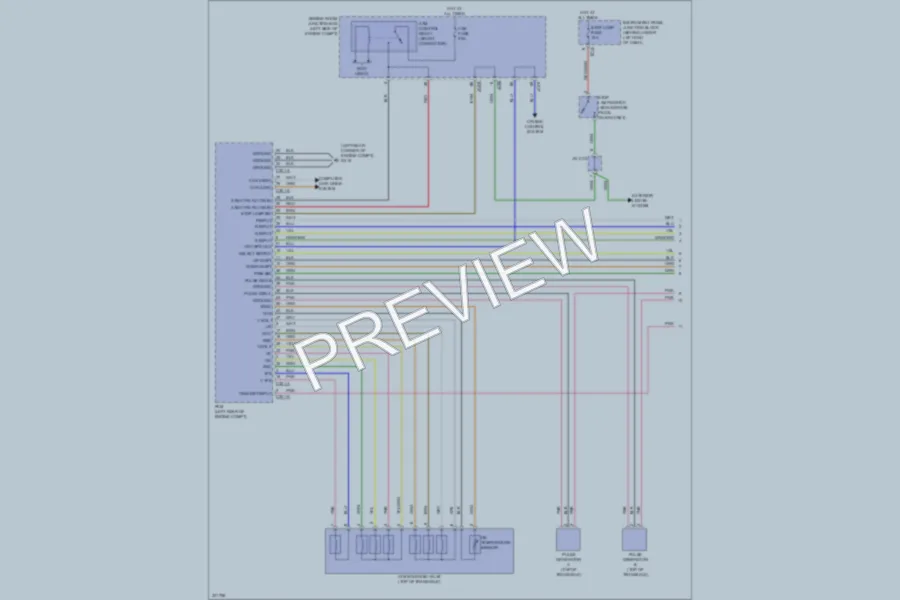 2010 Kia Rondo Transmission wiring diagram preview