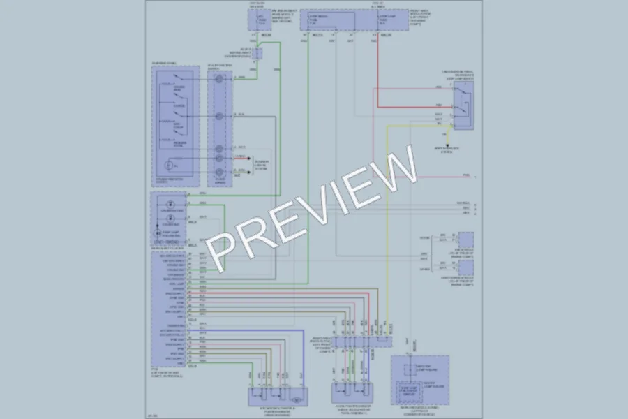 2010 Kia Sedona Cruise Control wiring diagram preview