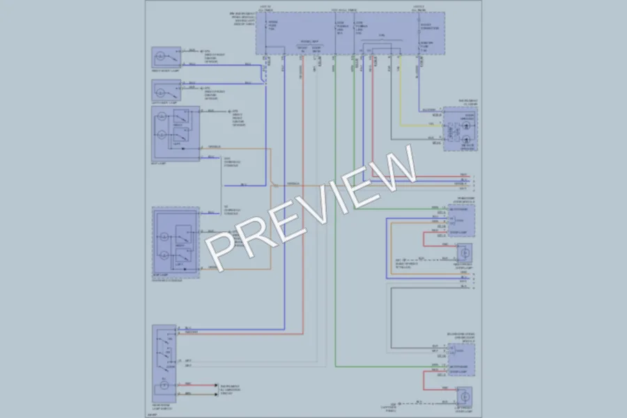 2010 Kia Sedona Interior Lights wiring diagram preview