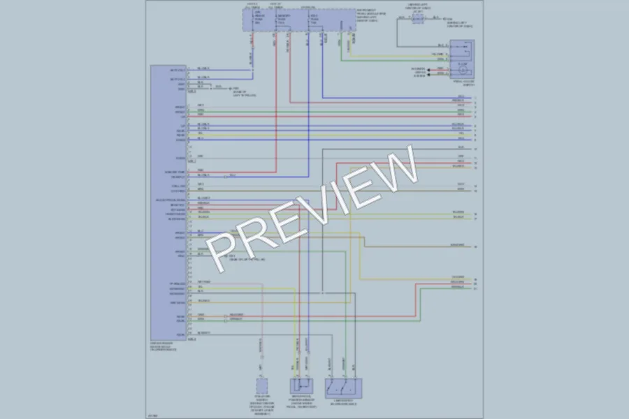 2010 Kia Sedona Memory Systems wiring diagram preview