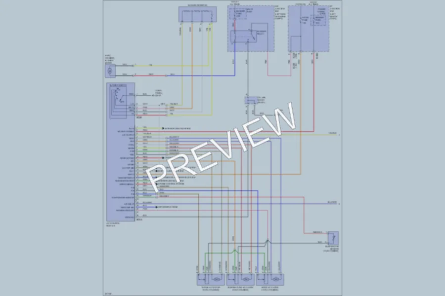 2010 Kia Soul Air Conditioning wiring diagram preview