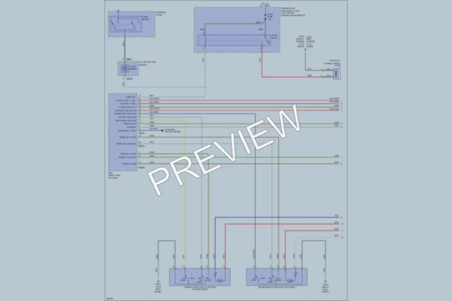 2010 Kia Soul Anti Theft wiring diagram preview