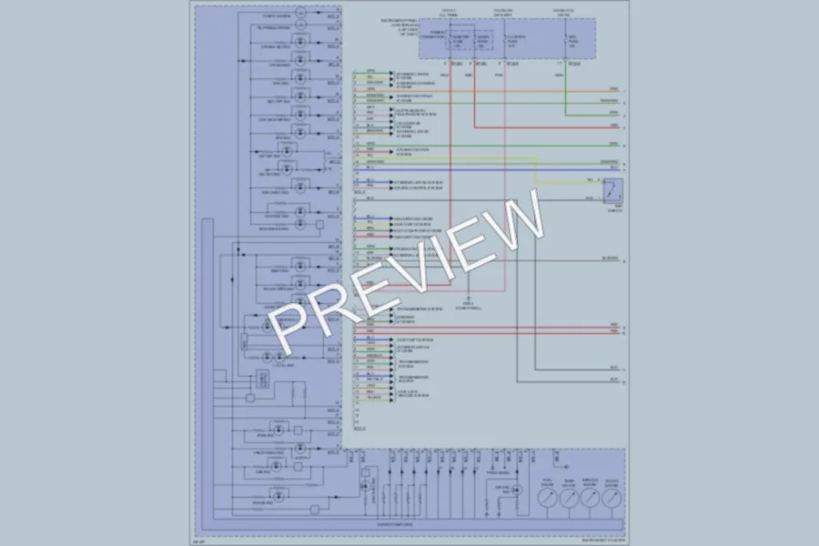 2010 Kia Soul Instrument Cluster wiring diagram preview