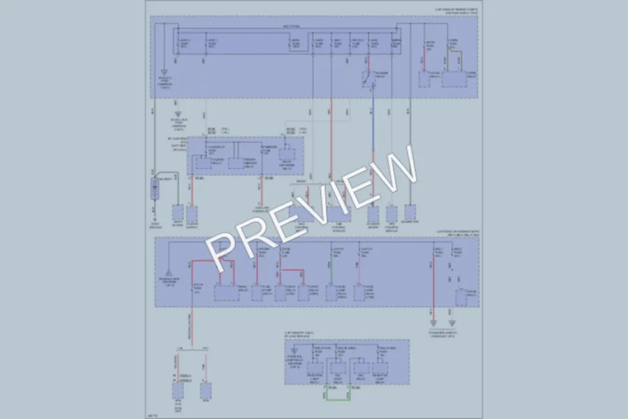 2010 Kia Soul Power Distribution wiring diagram preview