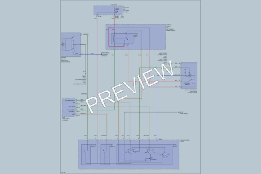 2010 Kia Soul Wiper Washer wiring diagram preview