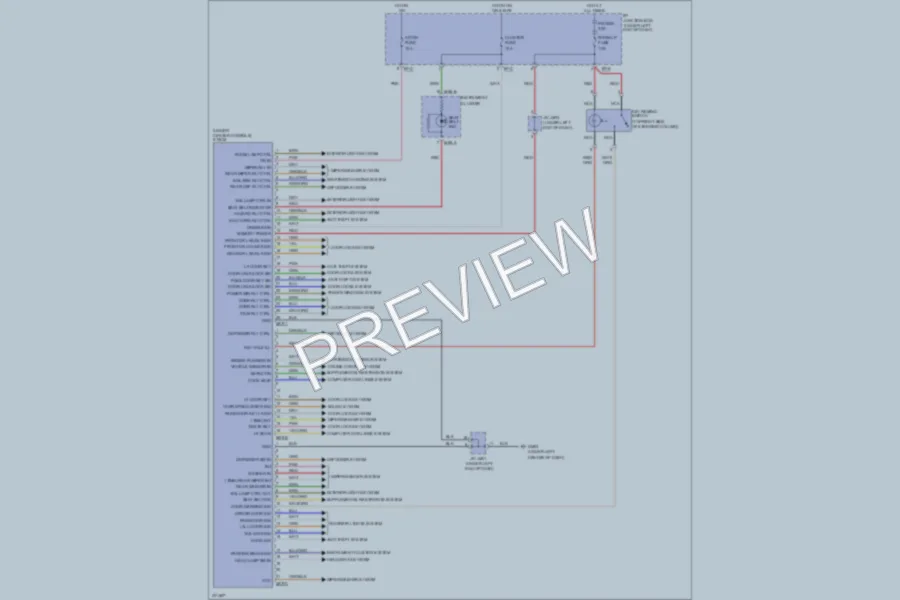 2010 Kia Sportage Body Control Modules wiring diagram preview