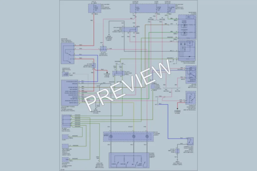 2010 Kia Sportage Cruise Control wiring diagram preview