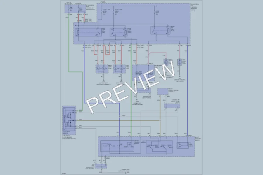 2010 Kia Sportage Headlights wiring diagram preview
